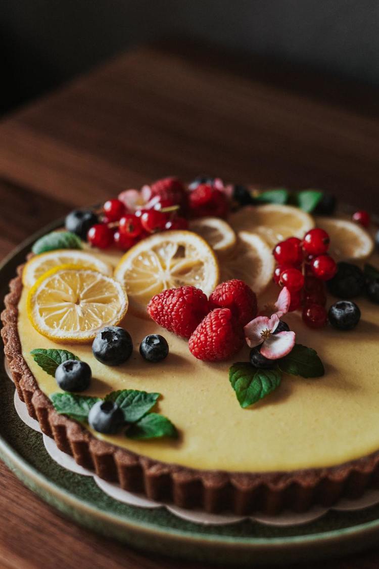 Lemon and Strawberry Tart - Sweet Tart Recipe