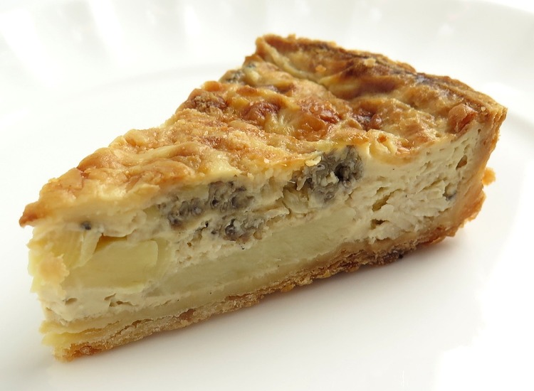 Tarts Recipe - Morel Mushroom Quiche with Onion and Cheese