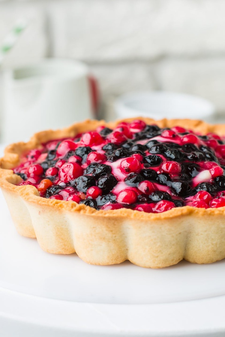 Red Currant and Blueberry Tart Recipe