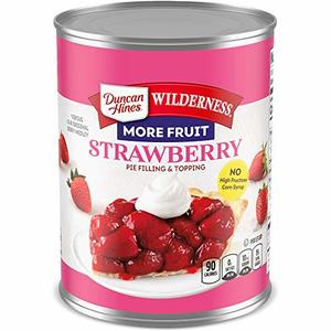 Duncan Hines Wilderness Premium Strawberry Pie Filling and Topping